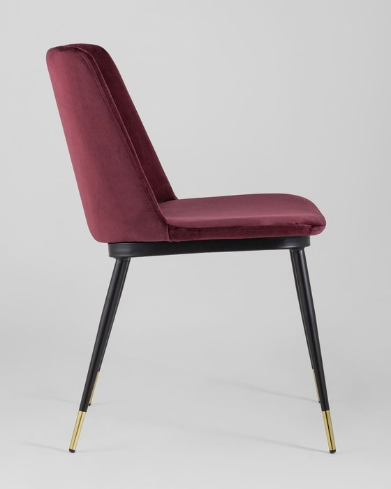 Стул Мелисса бордового цвета - лучшие Обеденные стулья в INMYROOM