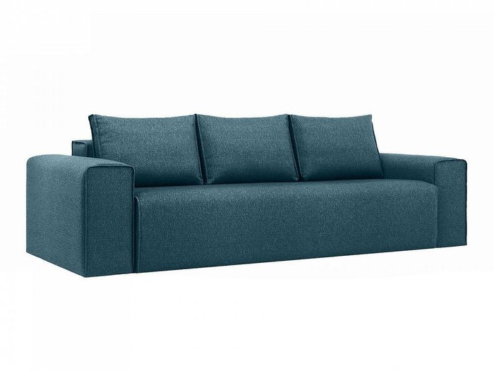 Диван-кровать Bui синего цвета - купить Прямые диваны по цене 74790.0