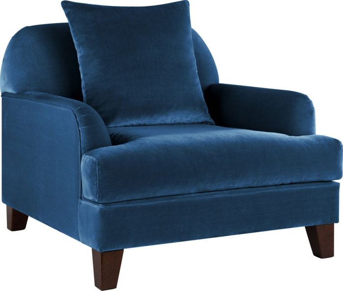 Кресло Poly Blue синего цвета