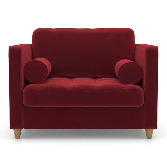 Кресло Scott MT красного цвета