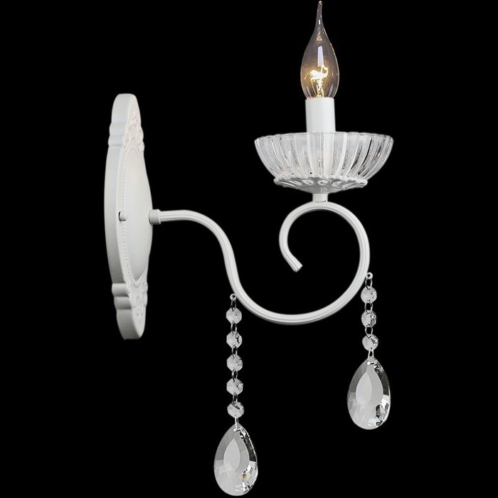 Бра 04461-0.2-01 (металл, цвет белый) - купить Бра и настенные светильники по цене 1220.0