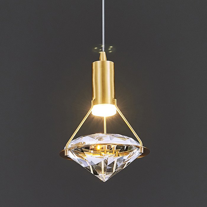 Подвесной светильник GLASGOW brass - лучшие Подвесные светильники в INMYROOM
