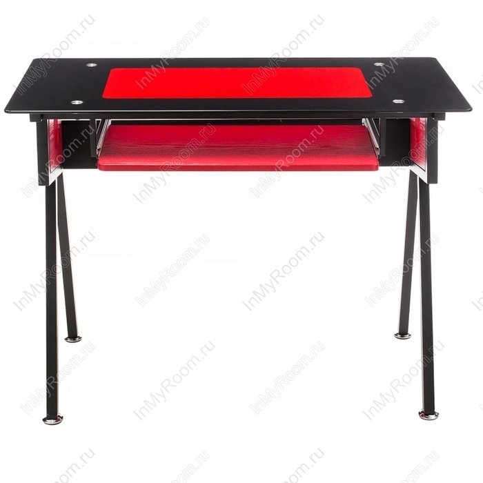 Компьютерный стол Rubin красного цвета