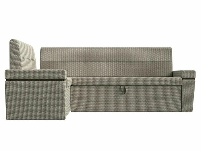 Угловой диван-кровать Деметра серо-бежевого цвета левый угол - купить Угловые диваны по цене 43999.0