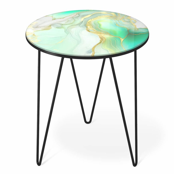 Стол кофейный Cosmic зеленого цвета - купить Кофейные столики по цене 8500.0