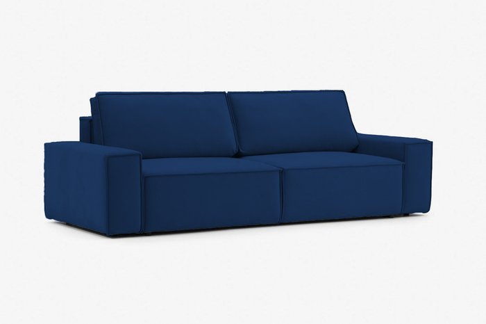Диван-кровать Loft синего цвета - купить Прямые диваны по цене 45990.0