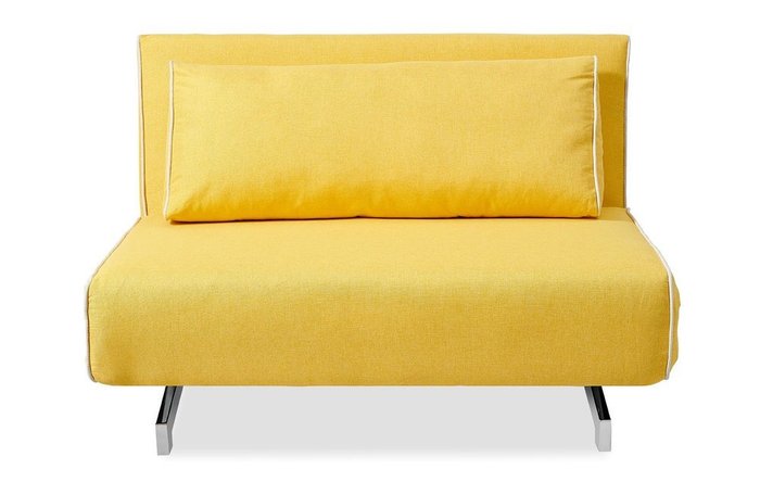 Диван-кровать Denny желтого цвета - лучшие Прямые диваны в INMYROOM