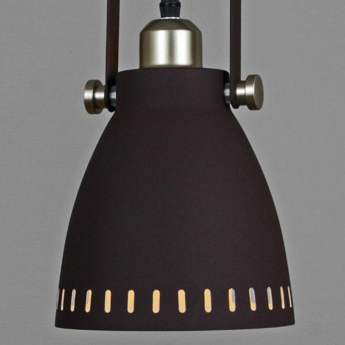 Подвесной светильник 08026-0.9-03 CF (металл, цвет коричневый) - купить Подвесные светильники по цене 6930.0