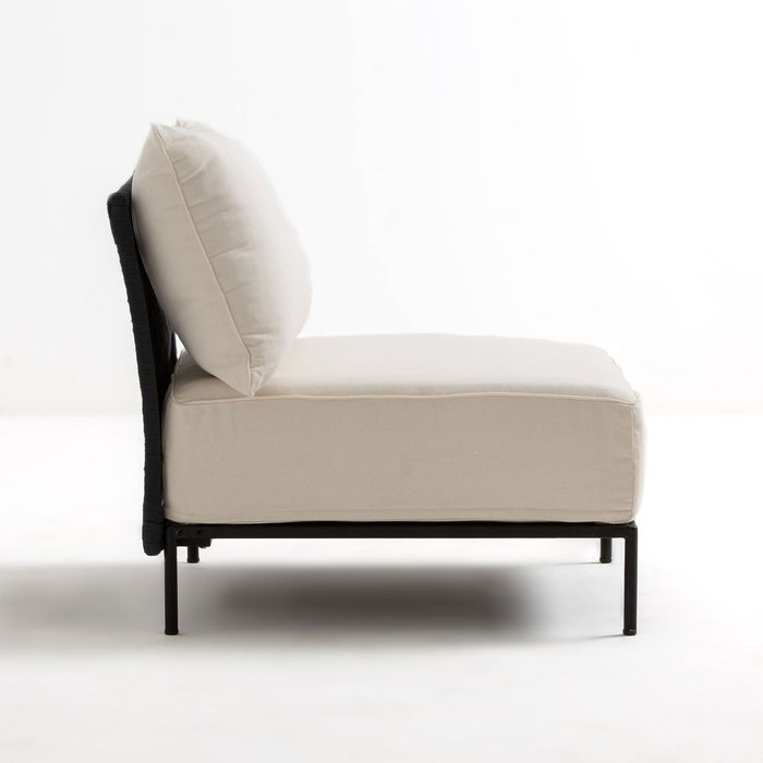 Кресло садовое Leandra черного цвета - лучшие Садовые кресла в INMYROOM