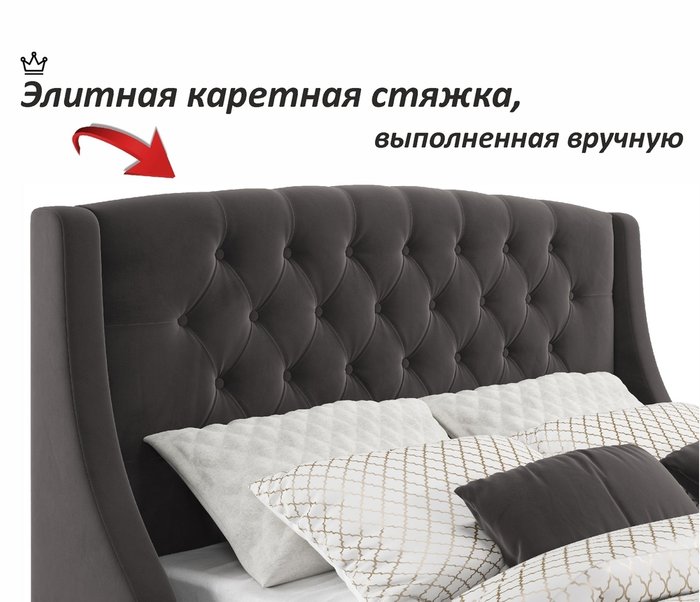 Кровать Stefani 180х200 коричневого цвета с подъемным механизмом и матрасом - купить Кровати для спальни по цене 54100.0