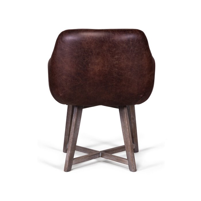 Стул Pola темно-коричневого цвета - лучшие Обеденные стулья в INMYROOM