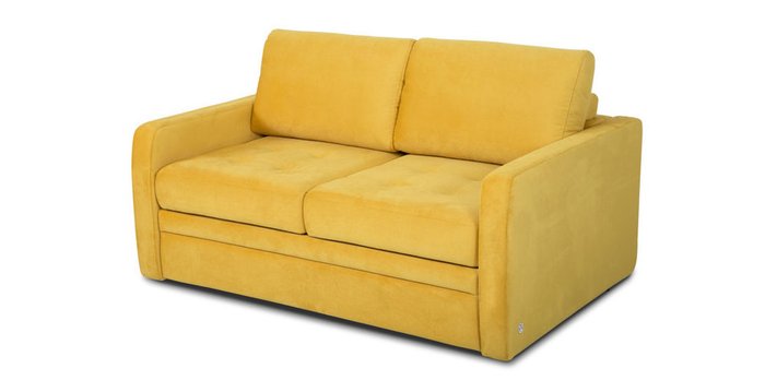 Диван-кровать Бруно желтого цвета  - купить Прямые диваны по цене 61000.0