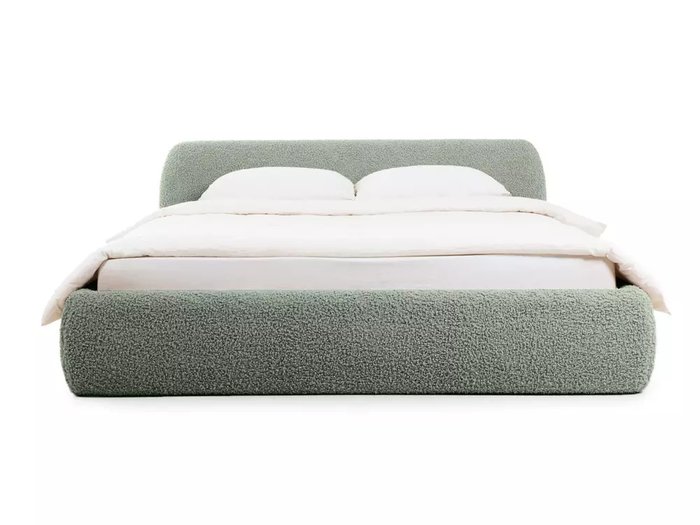 Кровать Sintra 160х200 светло-зеленого цвета без подъемного механизма  - купить Кровати для спальни по цене 78300.0