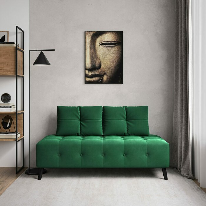 Диван Манхэттен изумрудного цвета - купить Прямые диваны по цене 20990.0