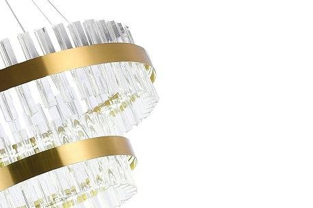 Подвесная светодиодная люстра Smart Нимбы Innovation Style золотого цвета - лучшие Подвесные люстры в INMYROOM