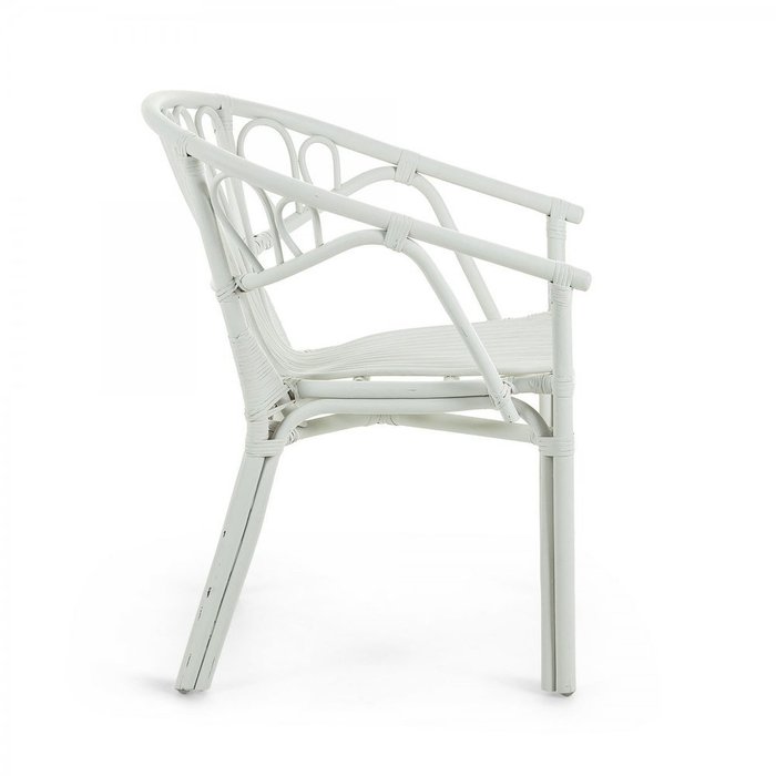 Кресло Corynn белого цвета  - купить Садовые стулья по цене 14990.0