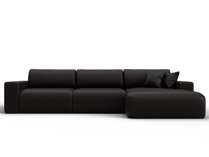 Угловой диван-кровать Лига 036 Классик Лонг темно-коричневого цвета правый (экокожа) - купить Угловые диваны по цене 124990 Угловой диван-кровать Лига 036 Классик Лонг темно-коричневого цвета правый (экокожа) - купить Угловые диваны по цене 124990