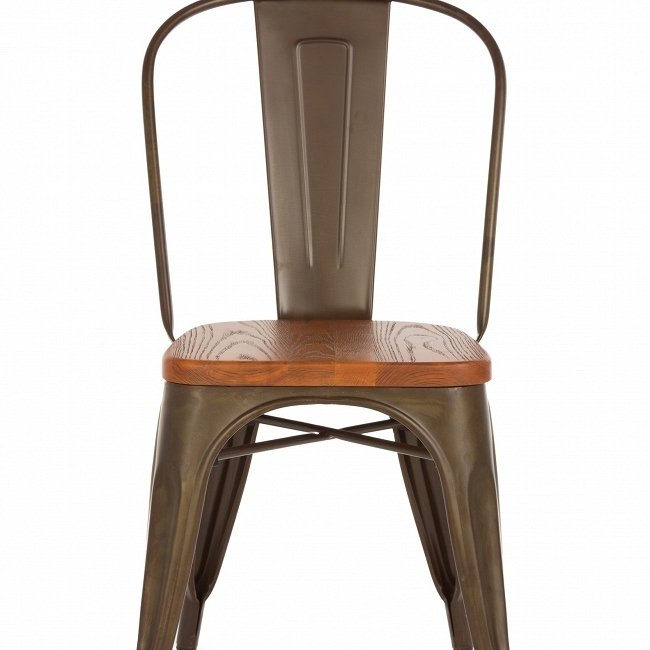 Стул Marais Wood на стальном каркасе - лучшие Обеденные стулья в INMYROOM