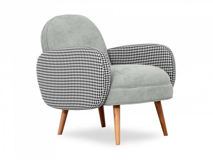 Кресло Bordo серого цвета - купить Интерьерные кресла по цене 27590.0