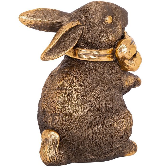 Статуэтка Кролик бронзового цвета - лучшие Фигуры и статуэтки в INMYROOM