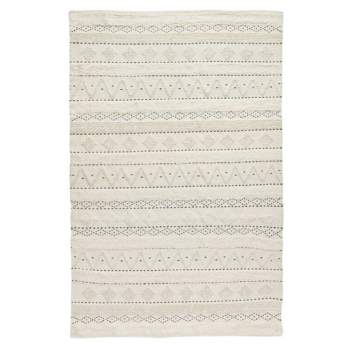 Ковер Ethnic 160x230 из шерсти светло-бежевого цвета Ковер Ethnic 160x230 из шерсти светло-бежевого цвета