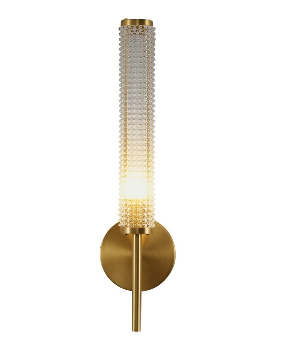 Светильник настенный Brass V11021-1W прозрачно-золотого цвета