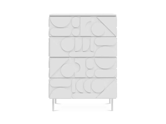 Комод Milton белого цвета - купить Комоды по цене 66900 Комод Milton белого цвета - купить Комоды по цене 66900