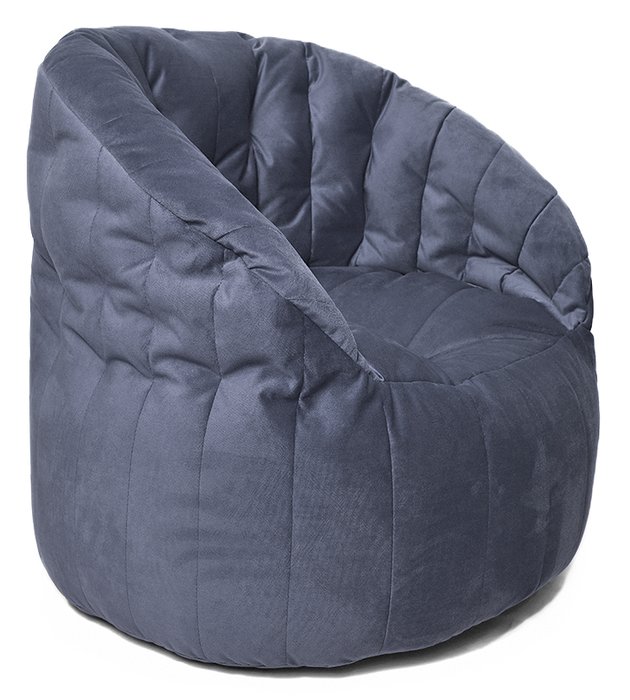 Кресло мешок Энджой Maserrati 21 XL темно-синего цвета