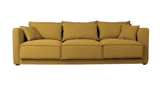 Диван Vision горчичного цвета - купить Прямые диваны по цене 215600.0