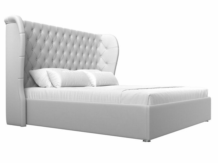 Кровать Далия 180х200 белого цвета с подъемным механизмом - лучшие Кровати для спальни в INMYROOM
