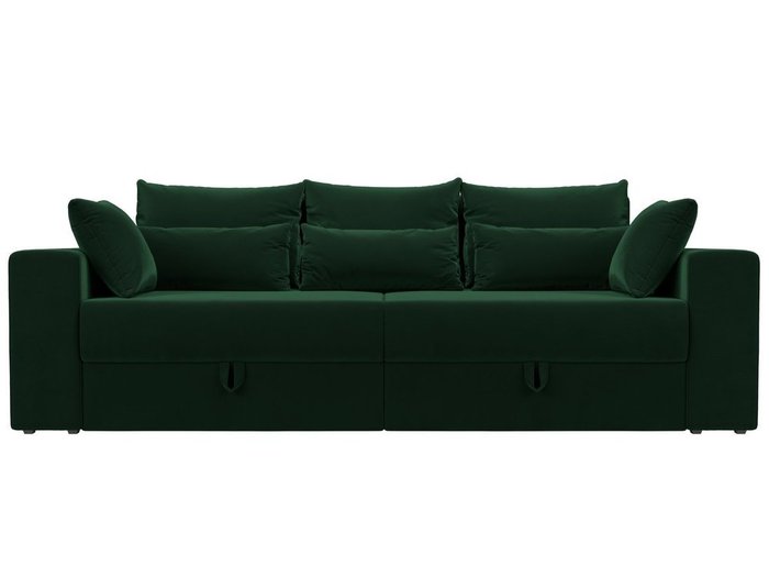 Прямой диван-кровать Мэдисон зеленого цвета - купить Прямые диваны по цене 39990.0