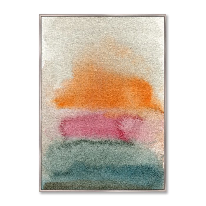 Репродукция картины на холсте Sunset over the sea - купить Картины по цене 21999.0