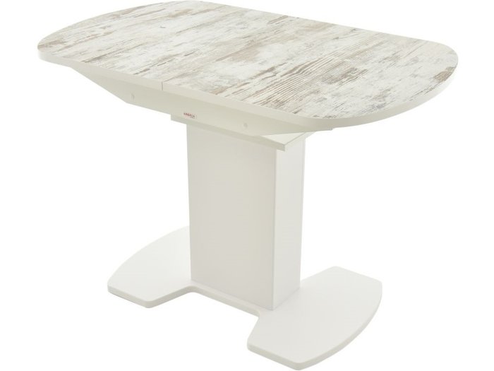 Стол раскладной Корсика белого цвета - купить Обеденные столы по цене 20805.0