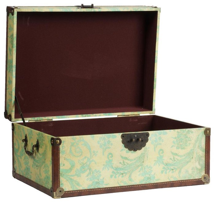 Декоративный сундук Provence Mint - купить Декоративные коробки по цене 6000.0