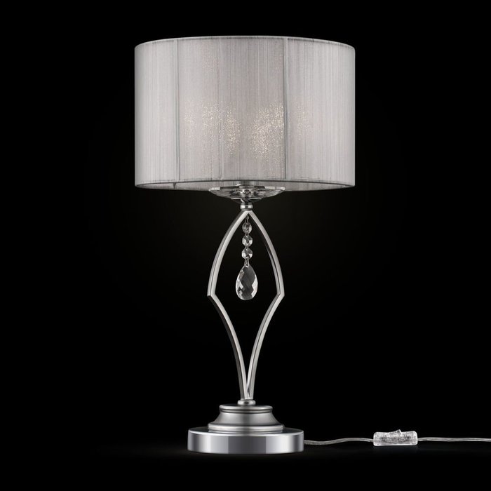 Настольная лампа Miraggio с белым абажуром - лучшие Настольные лампы в INMYROOM