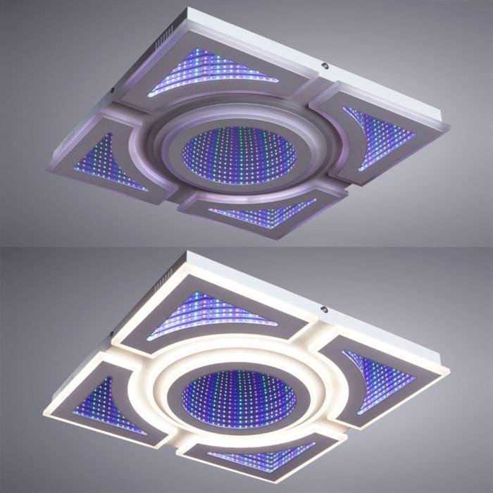 Потолочный светодиодный светильник Multi-Space с пультом ДУ - лучшие Потолочные светильники в INMYROOM