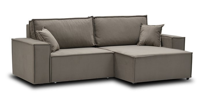 Угловой диван-кровать Фабио бежевого цвета - купить Угловые диваны по цене 32130.0