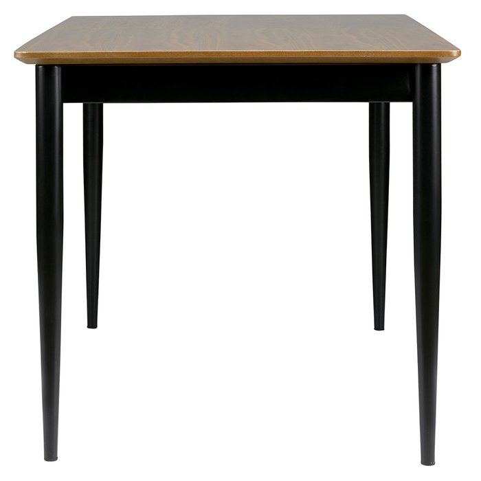 Стол обеденный раскладной Shayne черно-коричневого цвета - лучшие Обеденные столы в INMYROOM