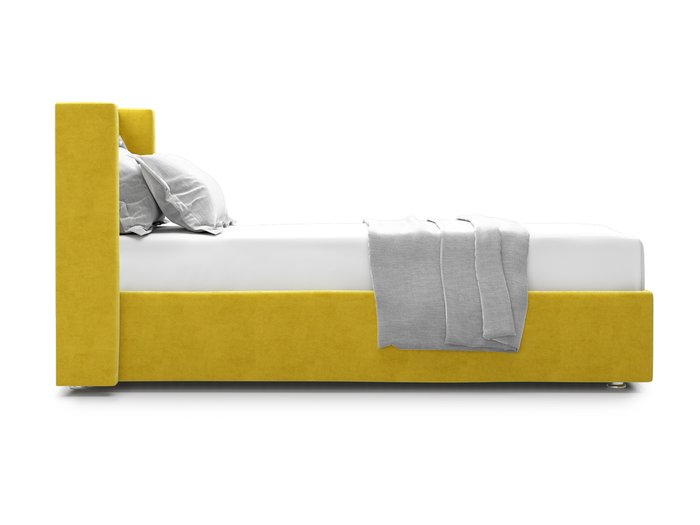 Кровать Premium Mellisa 2 90 желтого цвета с подъемным механизмом  - лучшие Кровати для спальни в INMYROOM