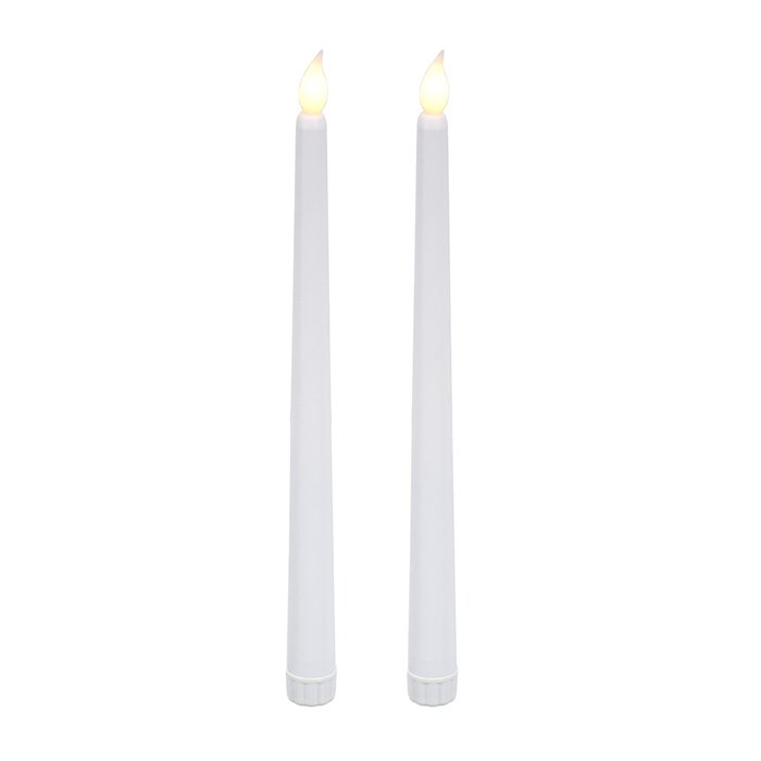 Свечи столовые светодиодные белого цвета