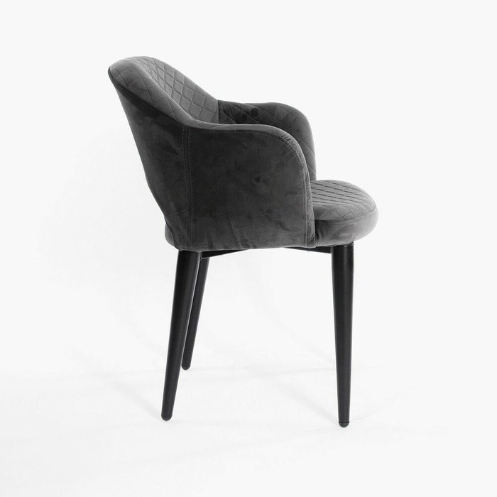 Стул Мартин темно-серого цвета - лучшие Обеденные стулья в INMYROOM