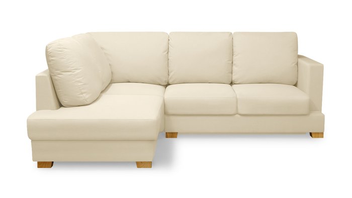 Угловой диван-кровать Плимут кремового цвета - купить Угловые диваны по цене 84900.0