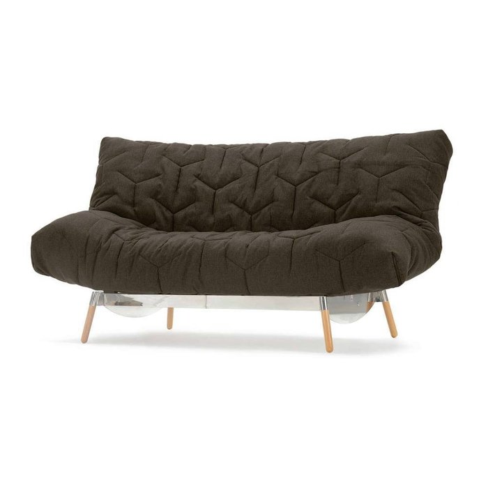 Диван-кровать Артес Аэро в коричневой рогожке - купить Прямые диваны по цене 27990.0
