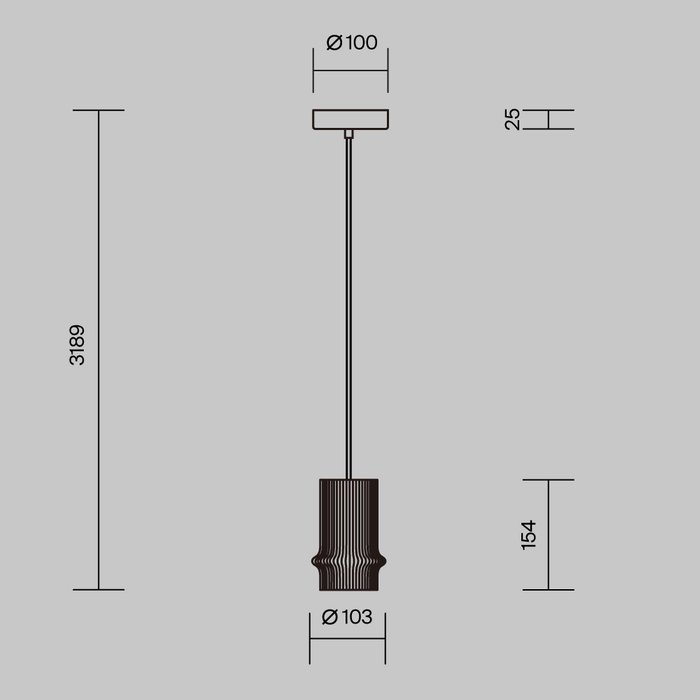 Подвесной светильник Maytoni MOD430PL-L5W3K Pilastro Modern - купить Подвесные светильники по цене 11990.0 Подвесной светильник Maytoni MOD430PL-L5W3K Pilastro Modern - купить Подвесные светильники по цене 11990.0