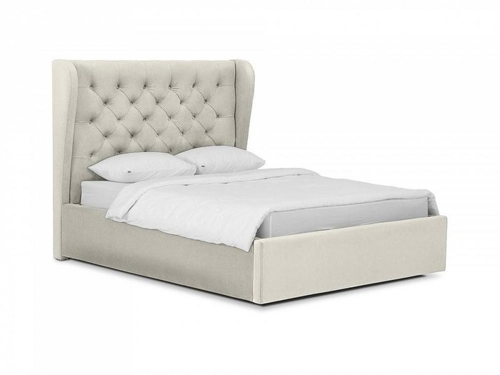 Кровать Jazz бежевого цвета 160х200 с подъемным механизмом - купить Кровати для спальни по цене 73190.0