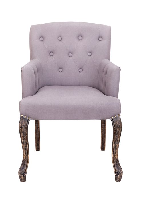 Классические кресла Deron серо-фиолетового цвета - купить Интерьерные кресла по цене 33660.0