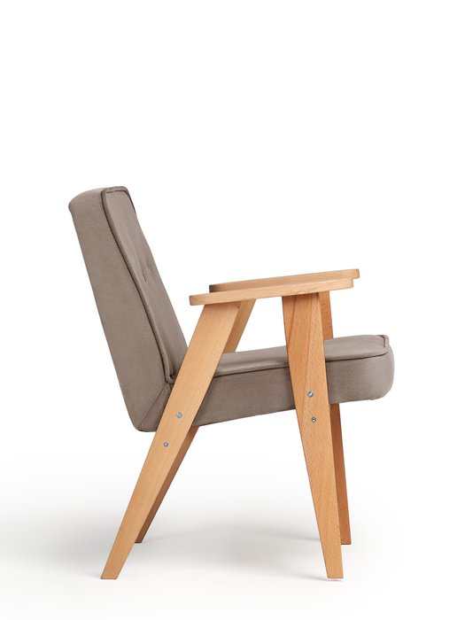 Кресло Несс светло-коричневого цвета - лучшие Интерьерные кресла в INMYROOM