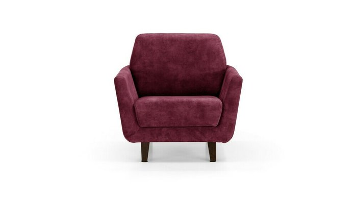 Кресло Глазго бордового цвета - купить Интерьерные кресла по цене 22000.0