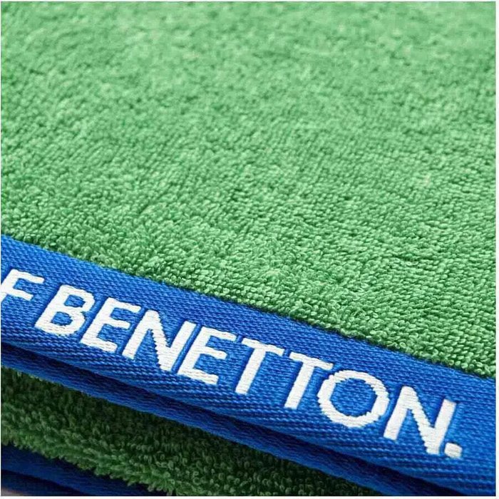 Пляжное полотенце Benetton Rainbow Зеленый (160 x 90 cm) - купить Банные полотенца по цене 5429