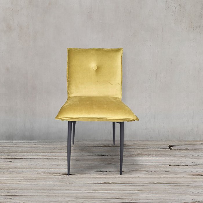 Стул Дуакс желтого цвета - лучшие Обеденные стулья в INMYROOM